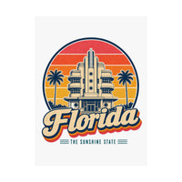 Florida Art Deco Miami Poster