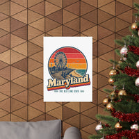Maryland Ocean City Boardwalk Poster