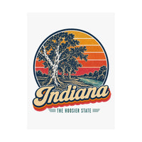 Indiana Sycamore Trees Poster