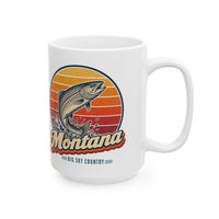 Montana Trout Leaping Mug