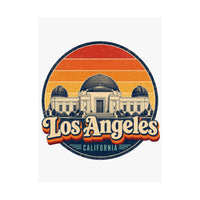 Los Angeles Retro Sunset Poster