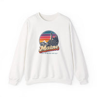 Maine Retro Sunset Sweatshirt