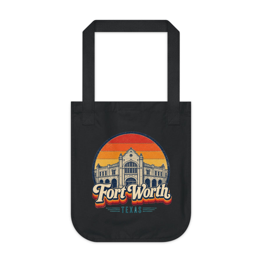 Fort Worth Retro Sunset Tote Bag