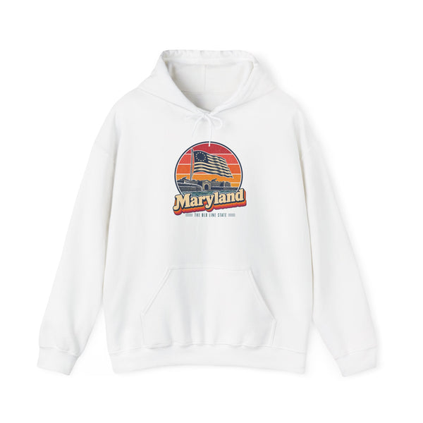 Maryland Fort Mchenry Flag Hoodie