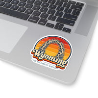 Wyoming Elk Antler Arch Sticker