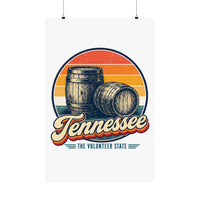 Tennessee Whiskey Barrels Poster