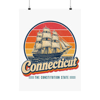 Connecticut Mystic Whaling Ship Poster