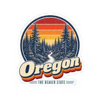 Oregon Forest Hiking Trail Sticker