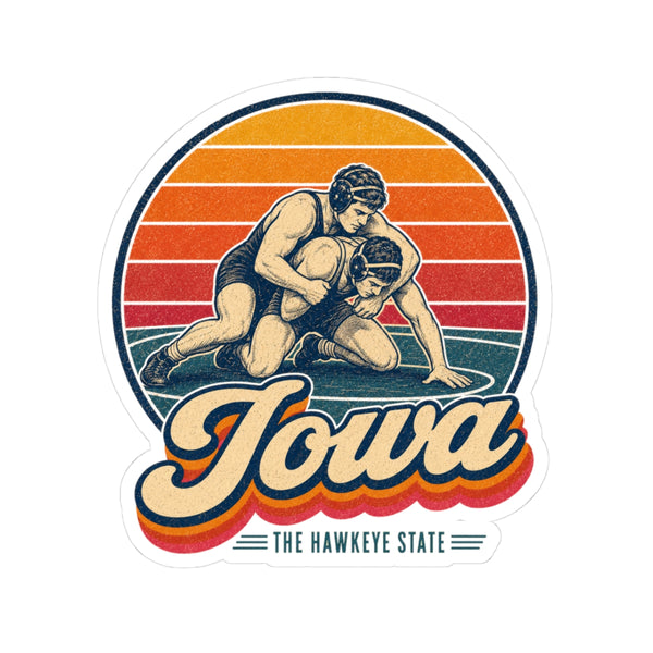 Iowa Wrestling Sticker