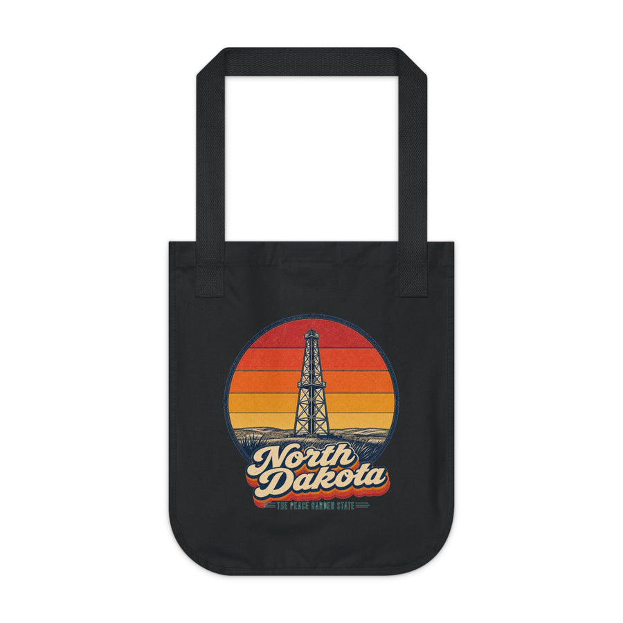 North Dakota Oil Derrick Tote Bag