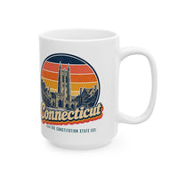 Connecticut Yale Campus Towers Mug