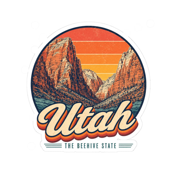 Utah Zion Canyon Sticker