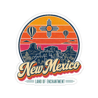 New Mexico Retro Sunset Sticker