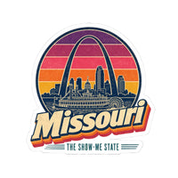 Missouri Retro Sunset Sticker
