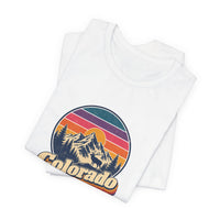 Colorado Retro Sunset Tee