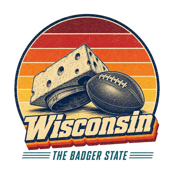 Wisconsin Cheesehead Football Tee