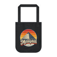 Memphis Retro Sunset Tote Bag