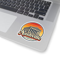 Nashville Retro Sunset Sticker