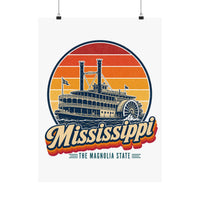 Mississippi Paddlewheel Riverboat Poster