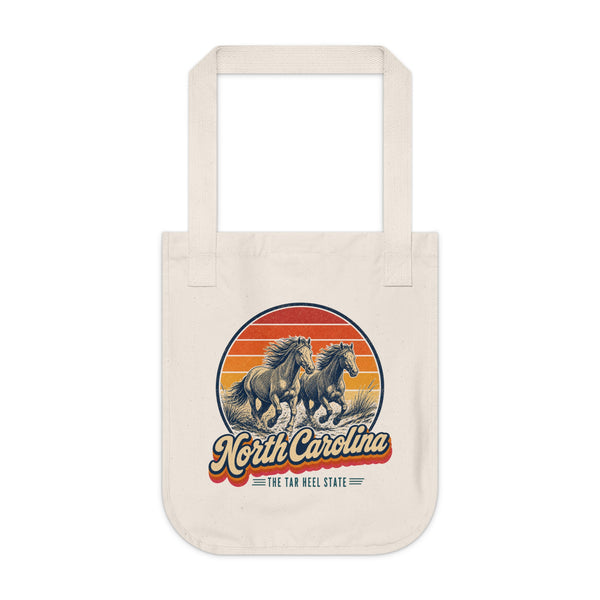 North Carolina Outer Banks Wild Horses Tote Bag
