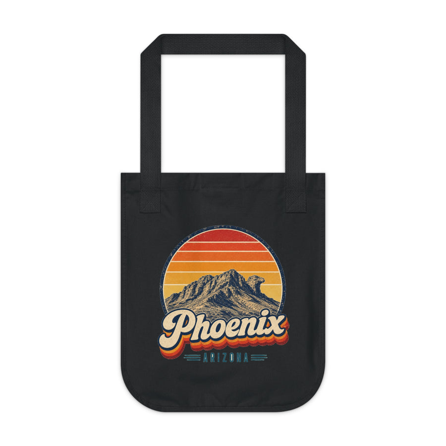 Phoenix Retro Sunset Tote Bag