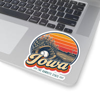 Iowa Baseball In A Cornfield Sticker