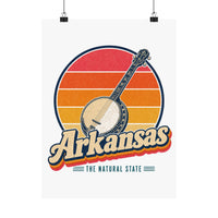Arkansas Ozark Folk Banjo Poster