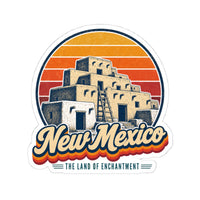 New Mexico Adobe Pueblo Sticker