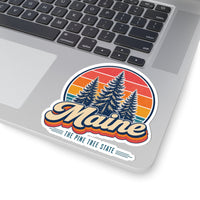 Maine Pine Trees Sticker