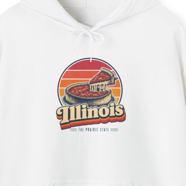 Illinois Deep Dish Pizza Hoodie