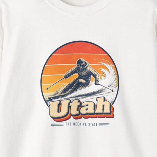 Utah Powder Skiing Sweatshirt