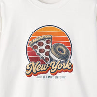 New York Pizza Slice And Bagel Sweatshirt