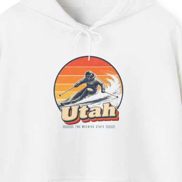 Utah Powder Skiing Hoodie