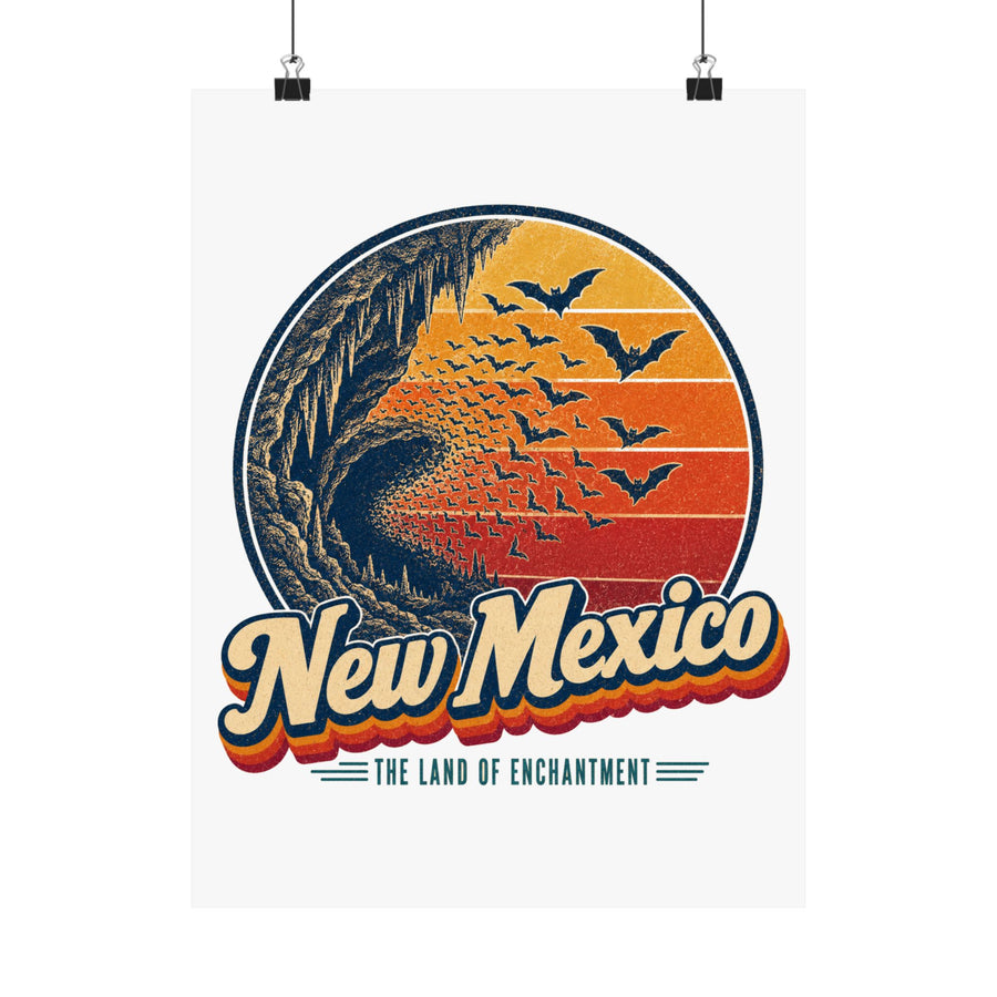New Mexico Carlsbad Caverns Bats Poster