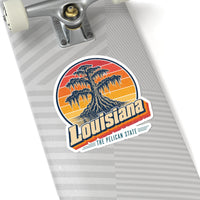 Louisiana Bayou Cypress And Moss Sticker