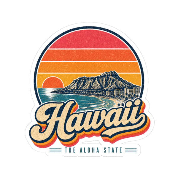 Hawaii Diamond Head Sticker