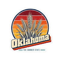 Oklahoma Wheat Fields Sticker
