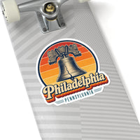 Philadelphia Retro Sunset Sticker