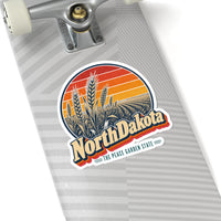 North Dakota Wheat Fields Sticker