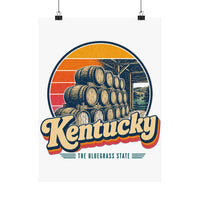 Kentucky Bourbon Barrels Poster