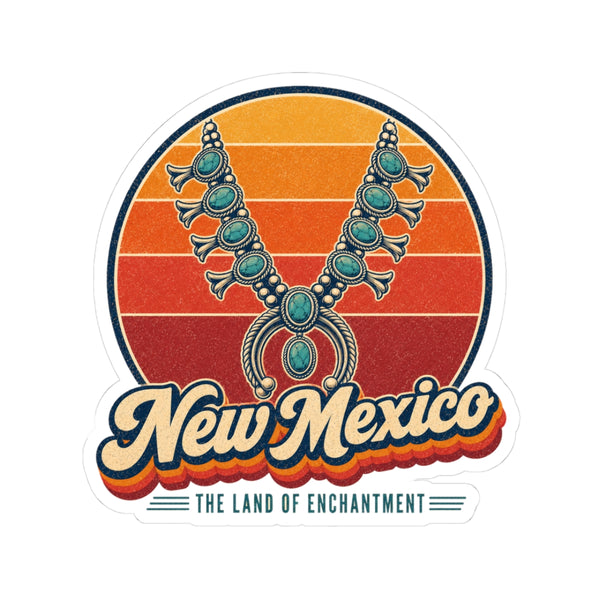 New Mexico Turquoise Jewelry Sticker