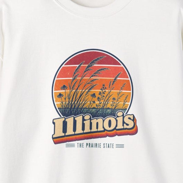 Illinois Tall Prairie Grass Sweatshirt