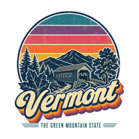 Vermont Retro Sunset Tee