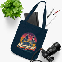 Maryland Retro Sunset Tote Bag