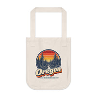 Oregon Forest Hiking Trail Tote Bag