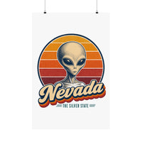 Nevada Area 51 Alien Poster