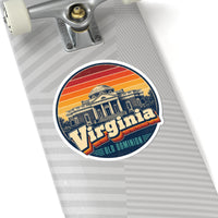 Virginia Monticello Sticker