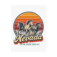Nevada Wild Mustangs Poster