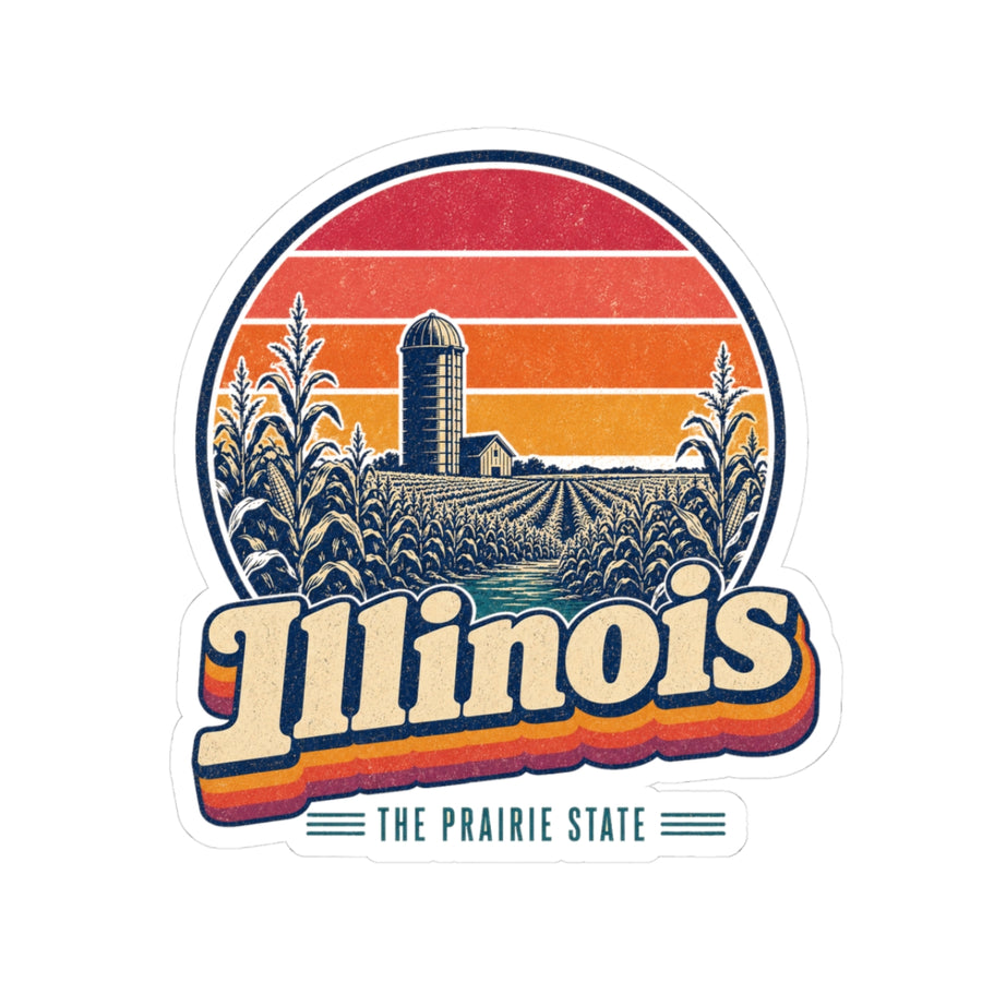 Illinois Cornfields Sticker