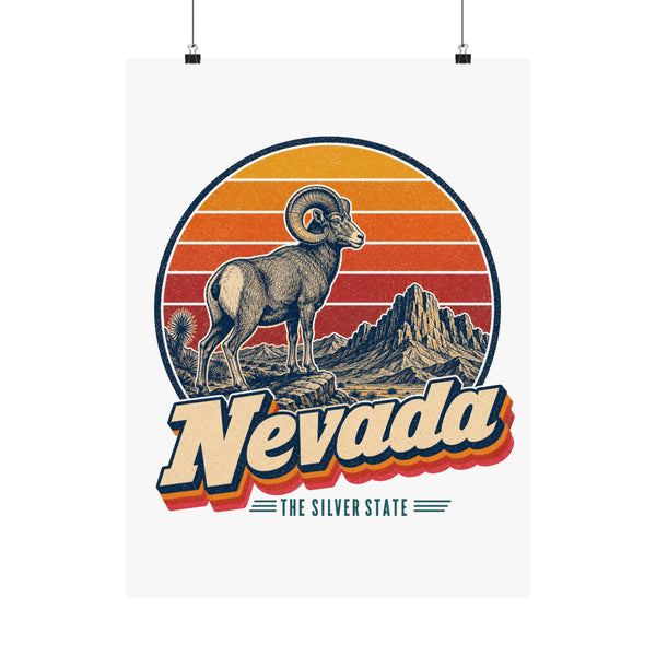 Nevada Desert Bighorn Sheep Poster